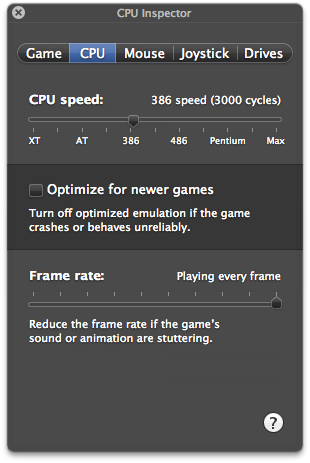 Speeding up or slowing down your emulation experience.