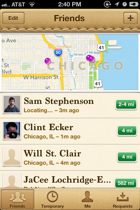 ios find friends on mac