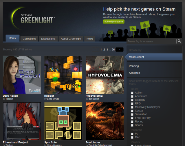 Steam: como votar em um jogo na Greenlight