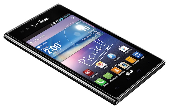 The LG Inuition, international alias the LG Optimus Vu