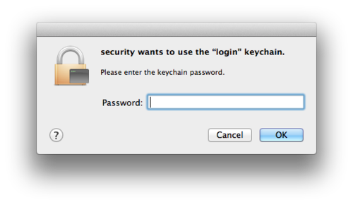 apple keychain password