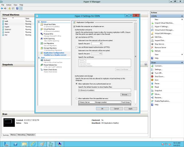 Windows server 2012 hyper v server 2012 r2 настройка