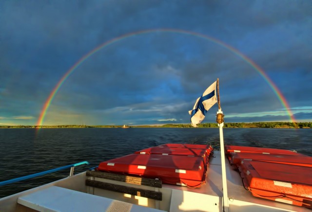 Finns are hoping that universal high-speed Internet access will be even more awesome than a full rainbow.