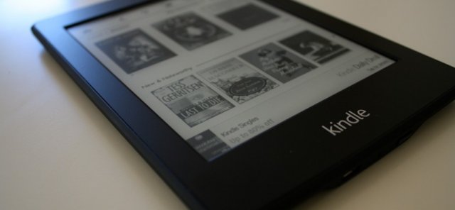 The Kindle Paperwhite is the first e-ink Kindle with a lit screen.