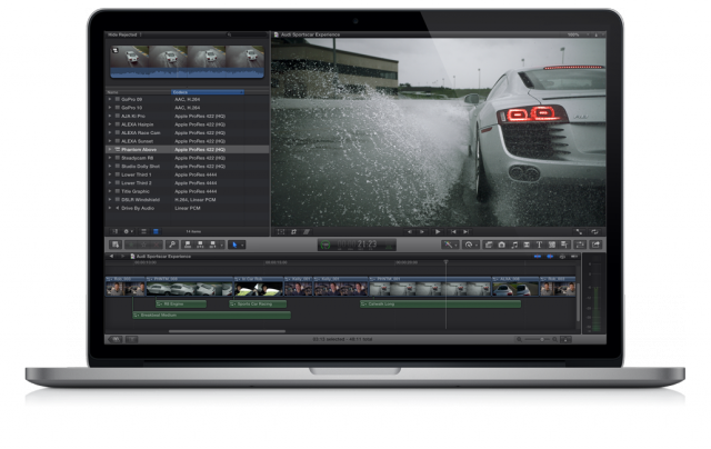 Final Cut Pro X update adds multichannel audio, RED camera support