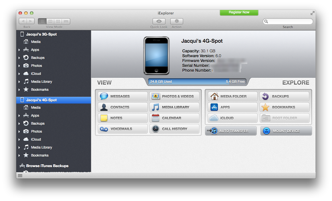 phoneview for mac and androis