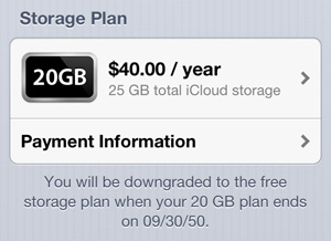 Former MobileMe subscribers getting free 20GB iCloud storage until 2050