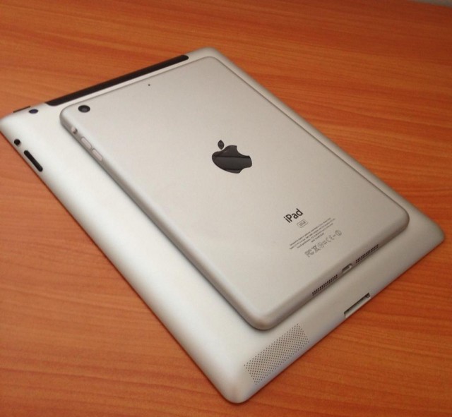 A purported iPad mini prototype photo leaked via Twitter.