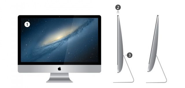 An artist's rendering of a possible thinner iMac case redesign.