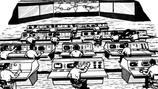 nasa apollo program mission control layout