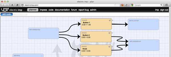 The Electric Imp's programming interface is meant to be easy-to-use.