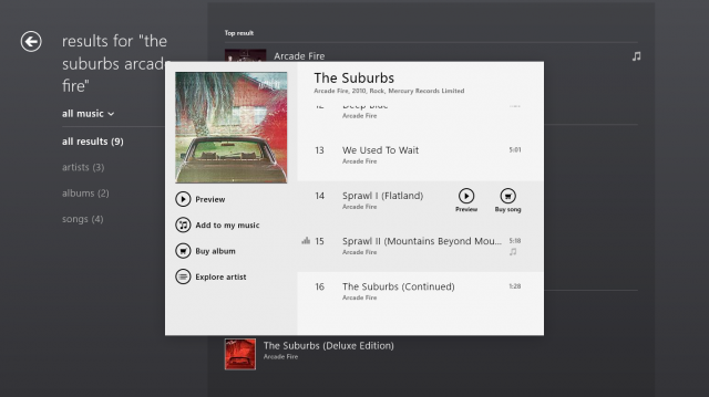 This album offers me only 30 second previews, in spite of my Xbox Music Pass.