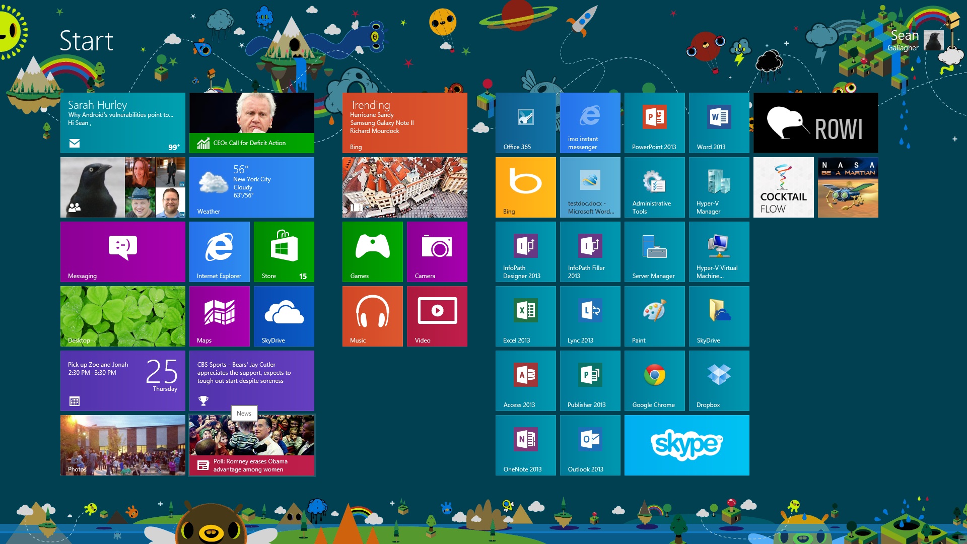 windows 8 desktop themes