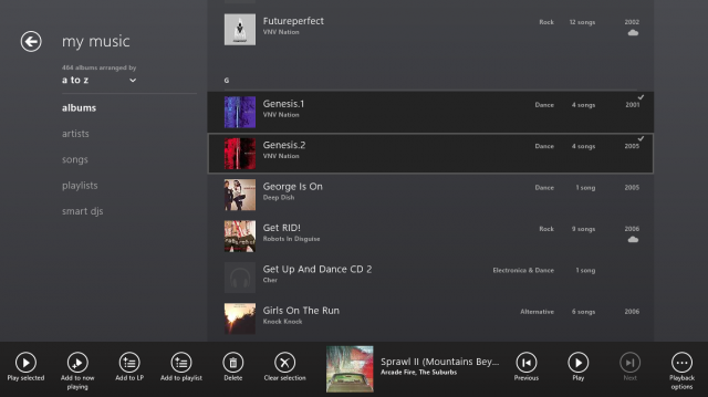 You can add multiple songs or even albums to playlists at a time.