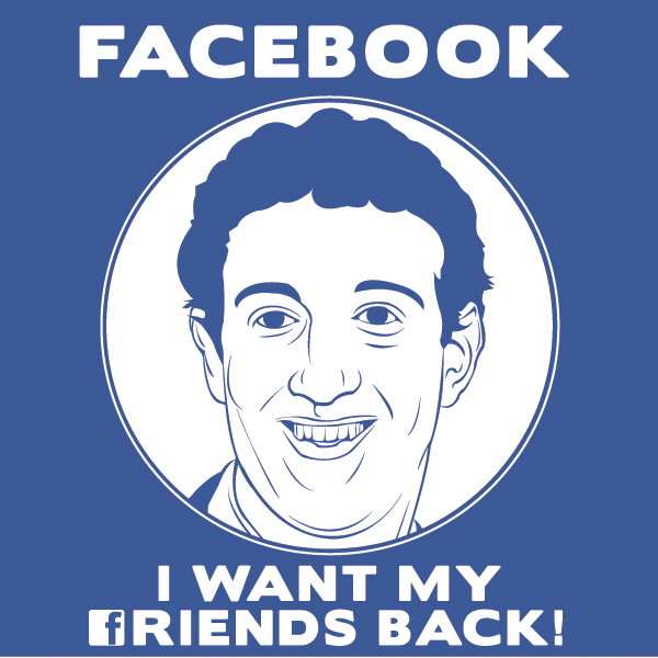 The Dangerous Minds blog uses this image for its anti-Facebook campaign.