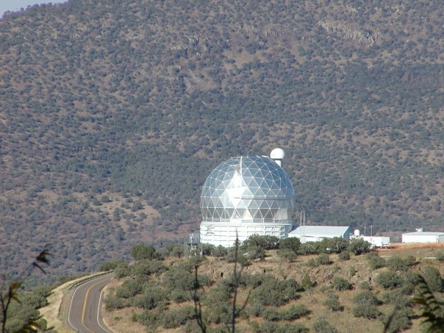 The Hobby-Eberly Telescope in Texas.