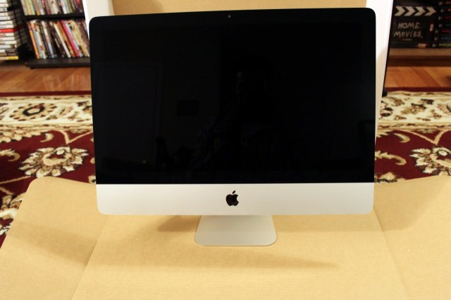 The iMac looks the same from the front, if you don't count the non-reflective screen.