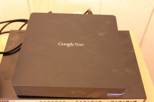 The Google fiber box, in all its glory.