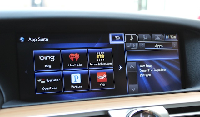The Enform interface, front and center in the dashboard.