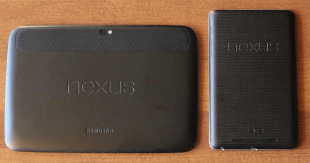 The two Nexus tablets are obviously related, even though they come from different manufacturers.