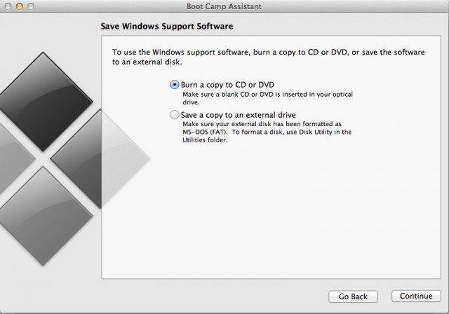 boot camp support software windows 7