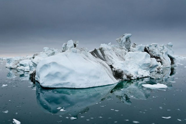 Disko Bay near the Greenlandic town of Ilulissat