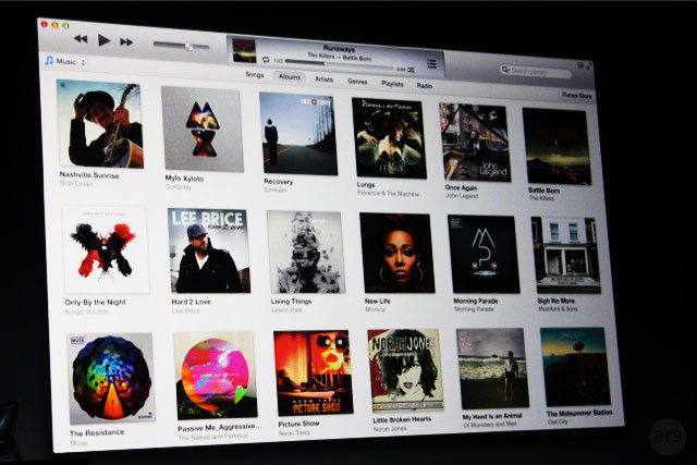 The newest version of iTunes will have a more album-focused interface.