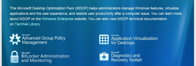 microsoft desktop optimization pack windows 10
