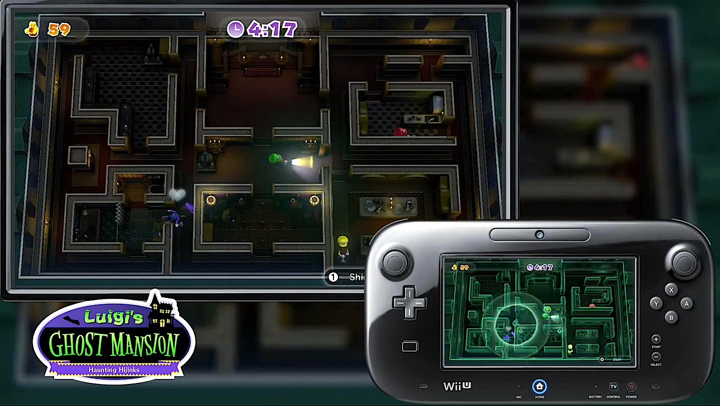 Luigi's ghost deals mansion wii u