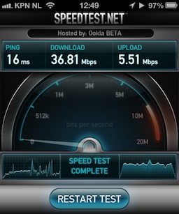 iphone test wifi speed