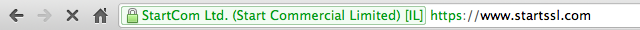 An "extended validation" certificate does special things to your browser's URL bar.