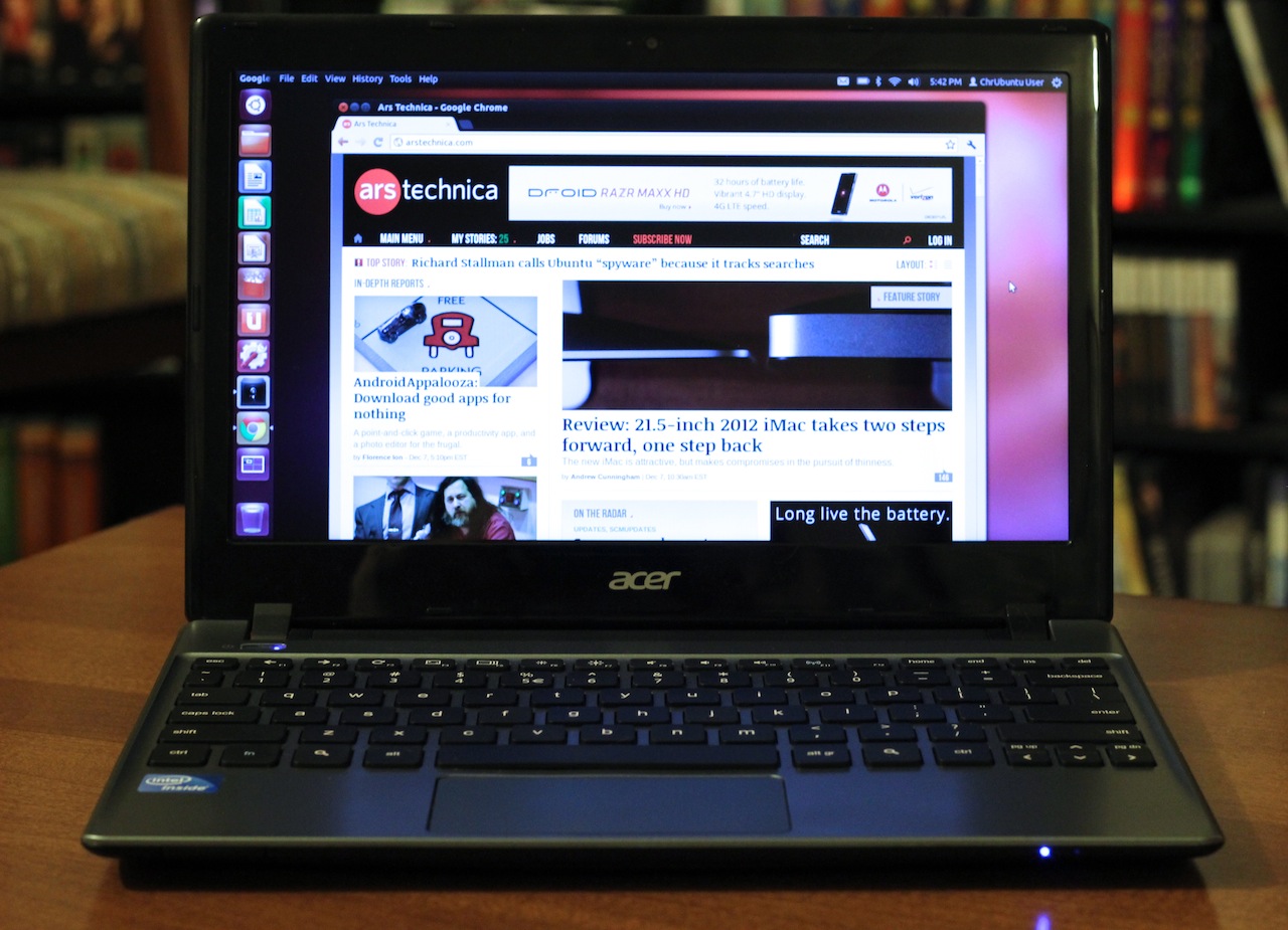 How to install Ubuntu on Acer s 199 C7 Chromebook Ars Technica