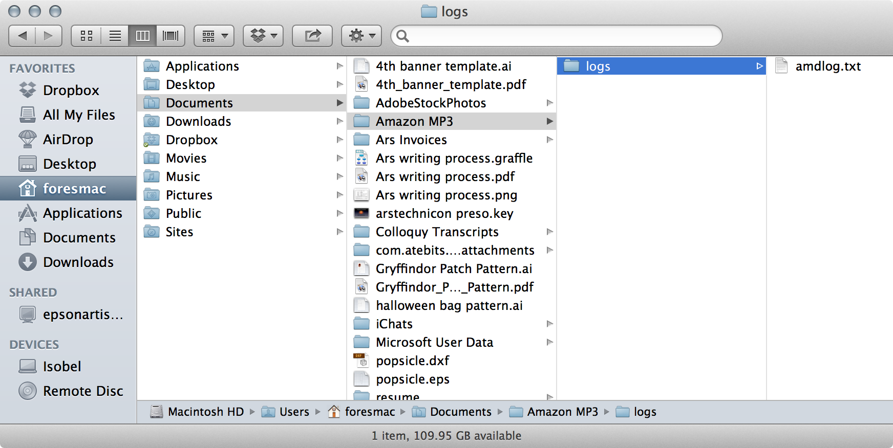 osx file explorer