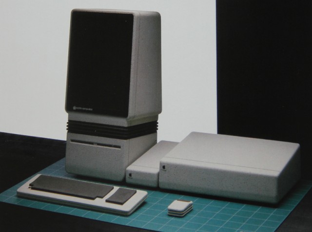 The "Americana" design concept for the original Macintosh, inspired by Studebaker automobiles, Electrolux appliances, and the iconic Coca-Cola bottle.