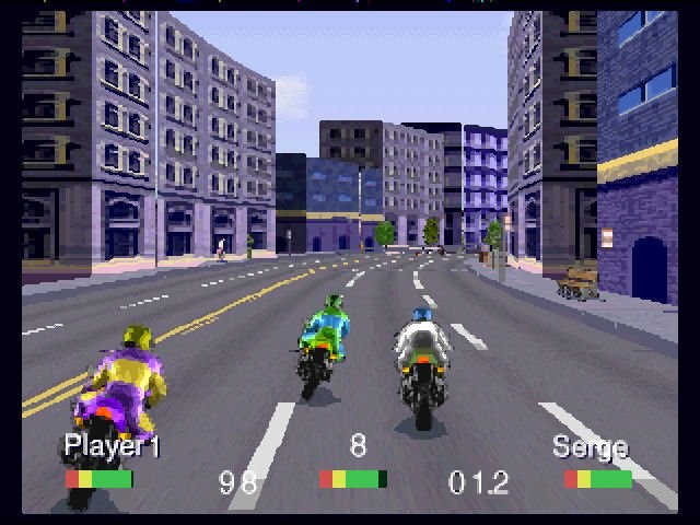 <em>Road Rash</em> on the 3DO. These graphics were awesome in 1994.