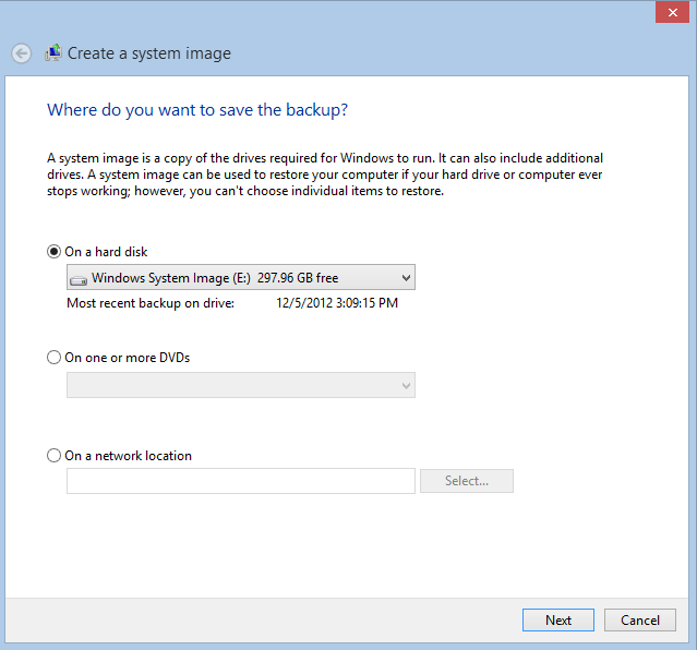 How do you do a system restore on Windows 8?