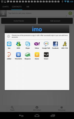 imo is a great chat client, not least for its breadth of service integration. 
