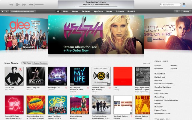 The iTunes Store now mimics the layout seen in iOS 6, for better or worse.