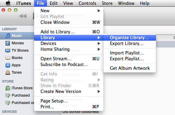 transfer itunes library from mac to mac