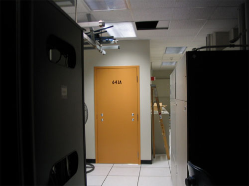 The "secret room" in AT&T's Folsom Street office in San Francisco is believed to be one of several Internet wiretapping facilities at AT&T offices around the country feeding data to the NSA.