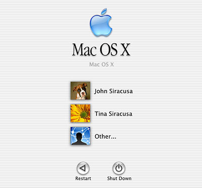 mac os x operating systems