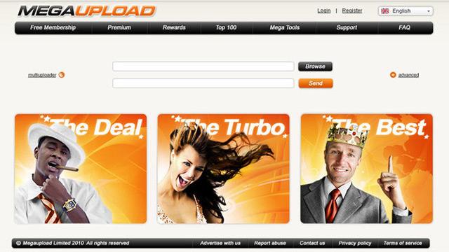 The late, notorious Megaupload.