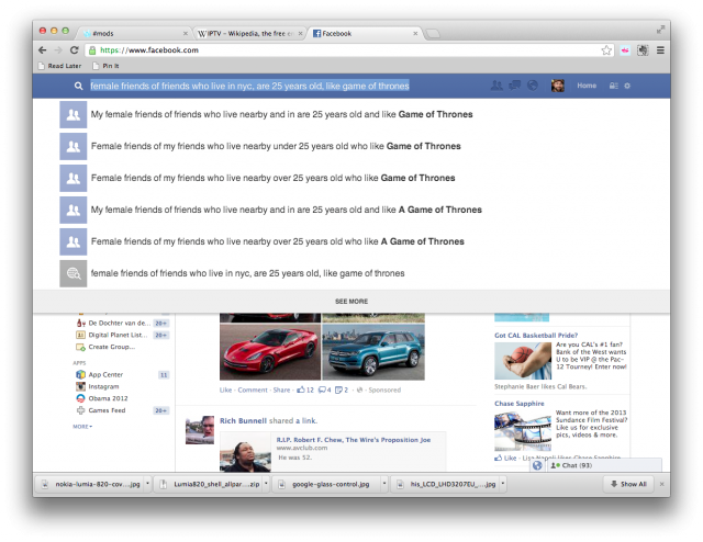 facebook graph search photo viewer