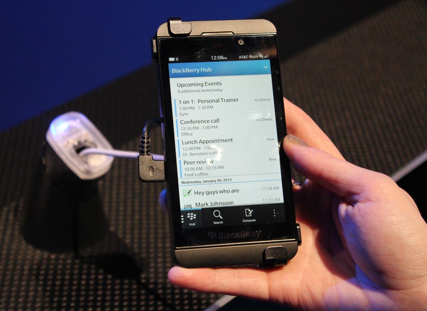 The keyboard we've been wishing for: Hands-on with the Blackberry Z10 ...