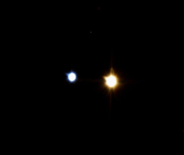 The binary star system Albireo.