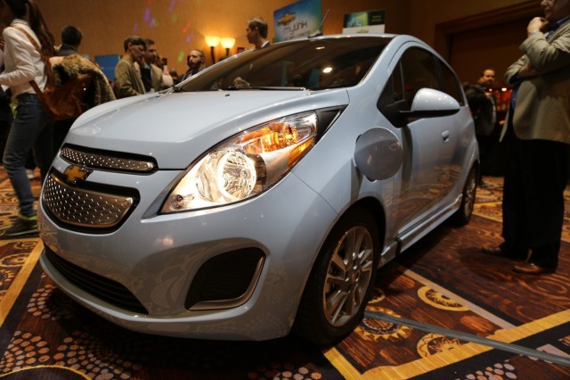 The Chevy MyLink system comes standard with 2013 Sonic, Spark, and (coming soon) Spark EV models.