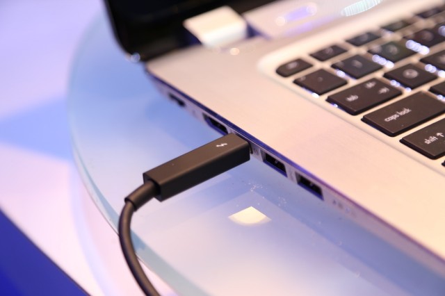Intel was still pimping Thunderbolt at the 2013 CES, even if vendors weren't as keen on the technology as they seemed to be last year.