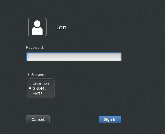 fedora login