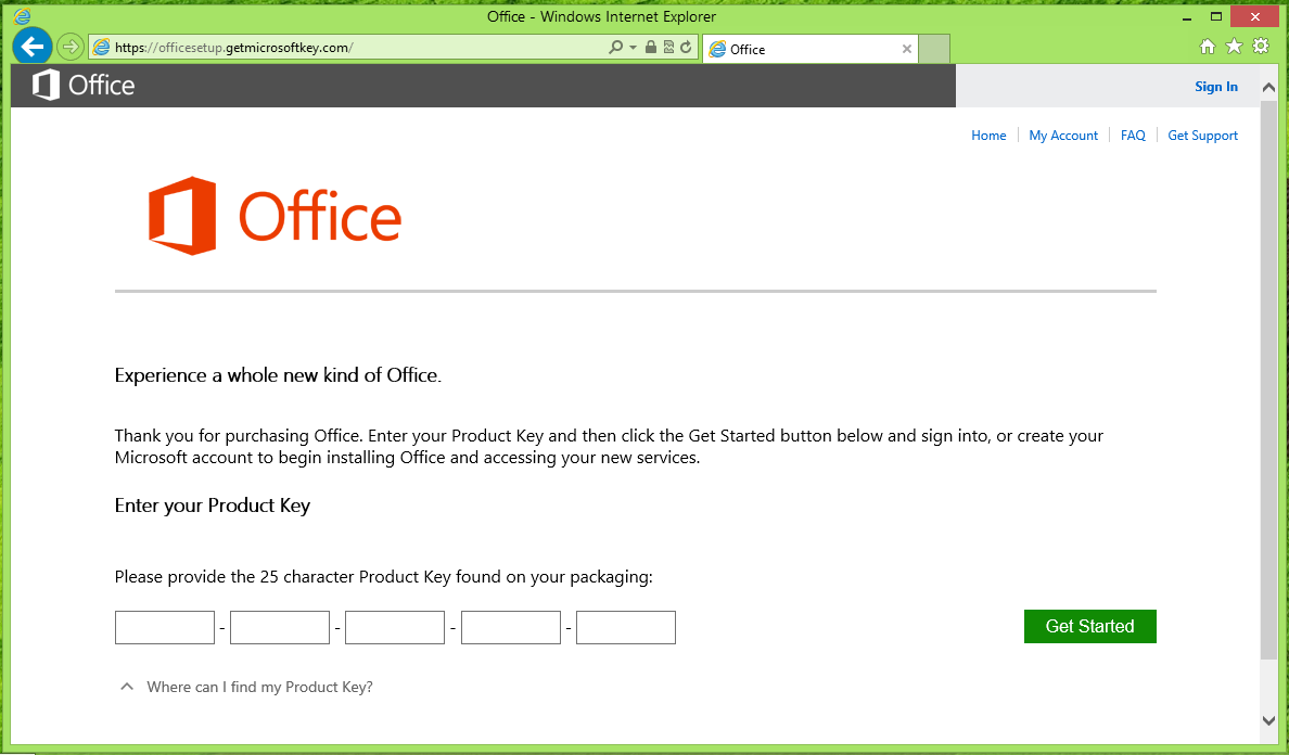 download office web components 2013