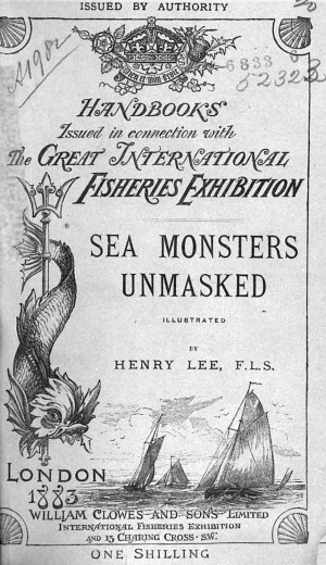 Cover to <em>Sea Monsters Unmasked</em>, 1883.